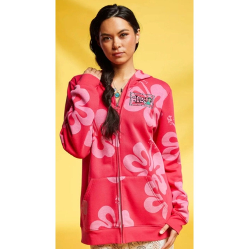 Disney Lilo & Stitch Zip Up Sweatshirt Sz.XL